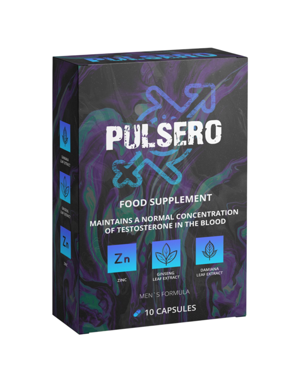 Pulsero capsule supliment potență și performanță masculină cu Tribulus și L-Arginină